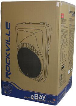 Rockville Rpg15bt V2 15 Powered 1000w Dj Pa Président Bluetooth / Sans Fil / À Distance