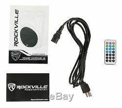 Rockville Rpg8bt V2 8 Powered 400w Dj Pa Président Bluetooth / Sans Fil / À Distance / Eq