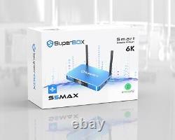 SUPERBOX S5 MAX Boîtier TV Media Player Avec Télécommande à Commande Vocale RÉCEMMENT MIS À JOUR