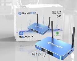 SUPERBOX S5 MAX Boîtier TV Media Player Avec Télécommande à Commande Vocale RÉCEMMENT MIS À JOUR