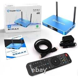 SUPERBOX S5 MAX Boîtier TV Media Player Avec Télécommande à Commande Vocale RÉCEMMENT MIS À JOUR