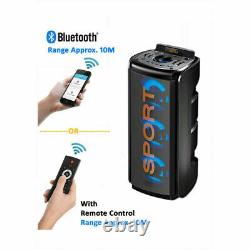 Sansai Bluetooth Led Haut-parleur De Partie Sans Fil Fonction Complète Télécommande 5.0
