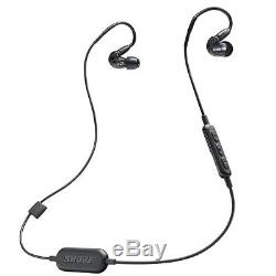 Shure Ecouteurs Bluetooth À Isolation Sonore Sans Fil Se215, Noir Avec Télécommande Et Micro