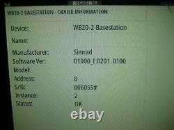 Simrad Wr20 Remote Commander-withwb20 Sans Fil Bluetooth Base-tested-nouvelle Batterie