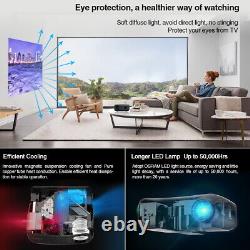 Smart Android Projecteur Led Airplay Sans Fil Bt Home Theater Movie Hd 1080p Hdmi