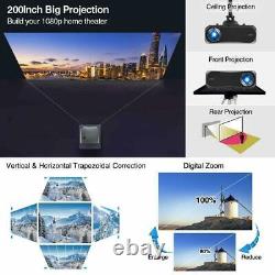 Smart Movie Wifi Projecteur 1080p Home Theater Proyector Video Wireless Mirroring