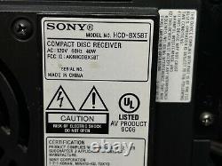 Sony Cmt-bx5bt Micro Hifi System Bluetooth Sans Fil Avec Haut-parleurs D'énergie Prenez 5.2