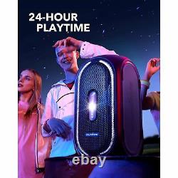 Soundcore Rave+ Haut-parleur Portable Led Basse Partycast Tech 103db 24h Playtime 160w