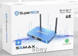 SuperBox S5 Max Lecteur multimédia TV en streaming 6K WiFi 6 OFFRE ENVOYÉE