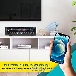 Système D'amplificateur Bluetooth Sans Fil Pyle 300w Home Theater Récepteur Audio Stéréo