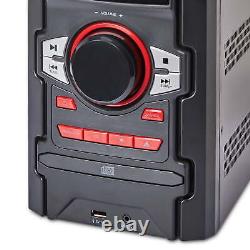 Système stéréo domestique de 100W avec connectivité Bluetooth AM FM CD USB Compacte et Télécommande