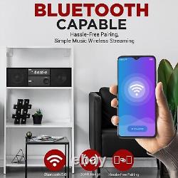 Système stéréo multimédia Pyle Home avec microphone sans fil Bluetooth