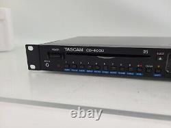 Tascam Rackmount Cd/media Player Cd-400u Avec Récepteur Sans Fil Am/fm Bluetooth