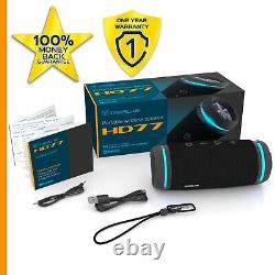 Treblab Hd77 Bluetooth Haut-parleur Système Stéréo Portable Sans Fil 25w Lot De 2
