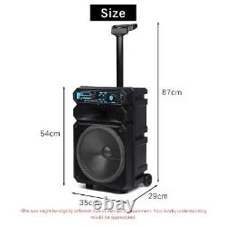 Wireless Portable Speaker Fm Bluetooth Speakers System Withmic & Remote Controll