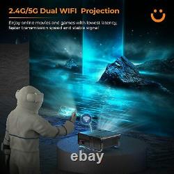 Yaber 4k Native 1080p 5g Wifi Bluetooth Home Theater Projector Cinema 9500lm Usb
