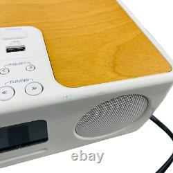 Yamaha TSX-B235 Radio-réveil avec lecteur CD Bluetooth et télécommande en excellent état.