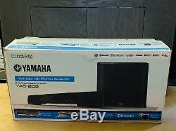 Yamaha Yas-203 Bluetooth Barre De Son Avec Caisson De Basses Sans Fil + Télécommande Et Modes D'emploi